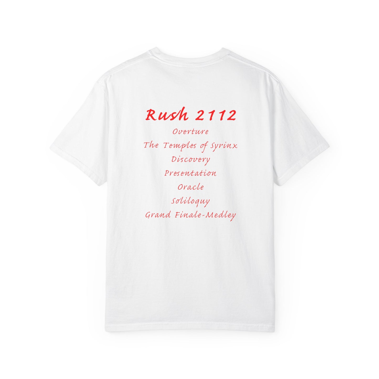 Rush 2112 Band T-Shirt, Music Tee, Unisex Graphic Shirt