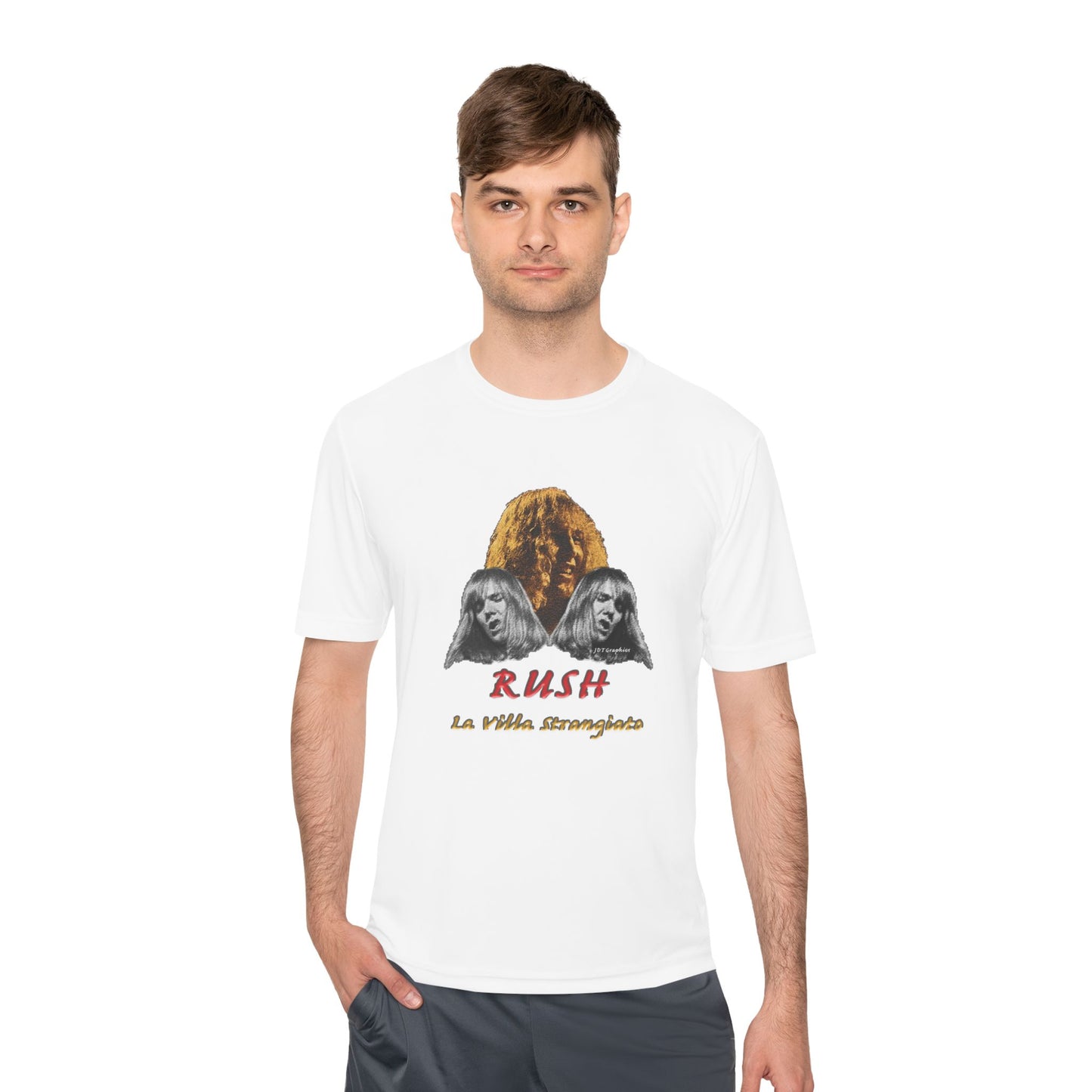 La Villa Strangiato Unisex Moisture Wicking Tee - Performance Shirt, Band Tee