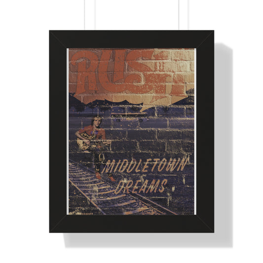 Middletown Dreams Framed Poster | Vintage Wall Art for Music Lovers, Home Decor, Gift for Him, Retro Style