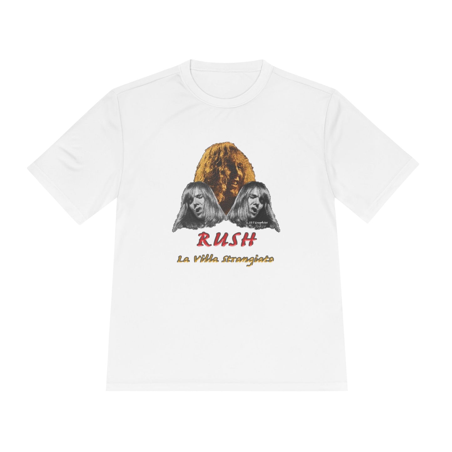 La Villa Strangiato Unisex Moisture Wicking Tee - Performance Shirt, Band Tee