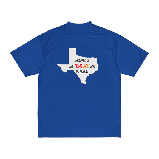 Texas Heat Men's Performance T-Shirt - Running Gear, Activewear, Gift for Runners