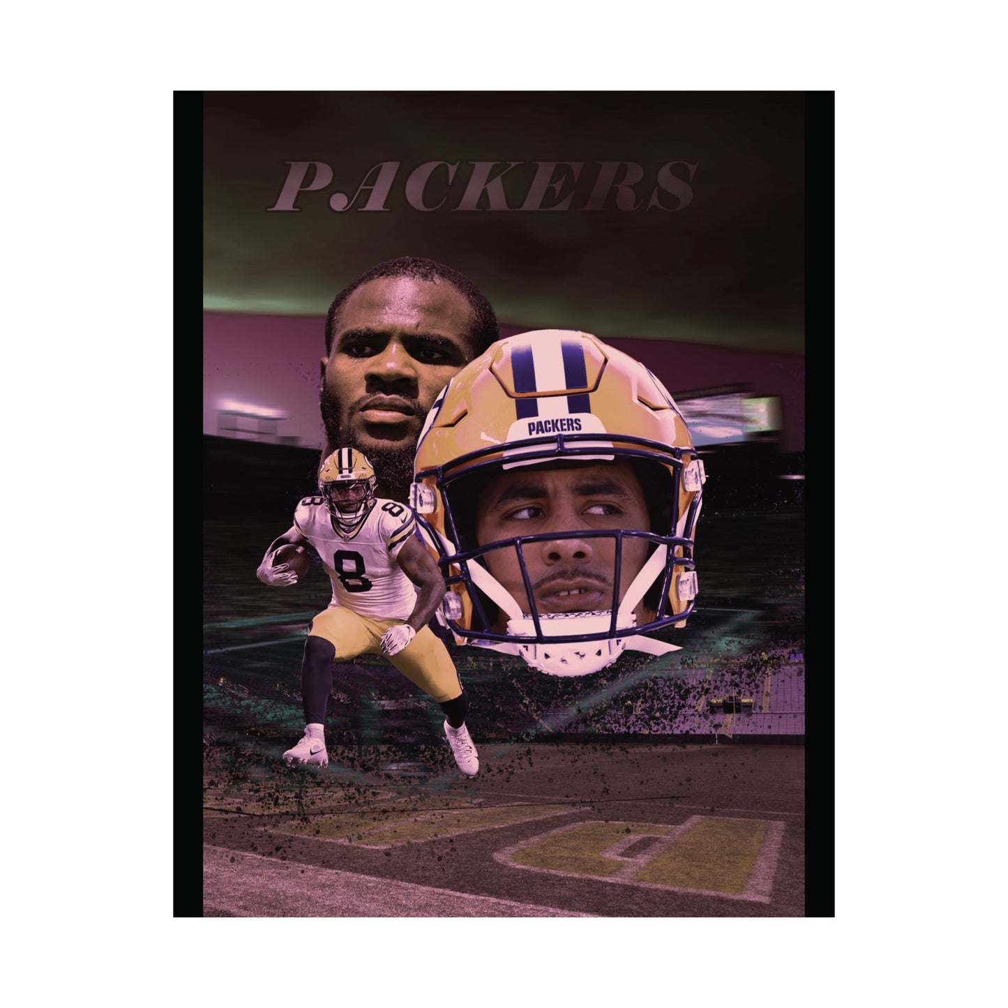 Matte Vertical Poster for Green Bay Packers Fans - NFL Wall Art, Sports Decor