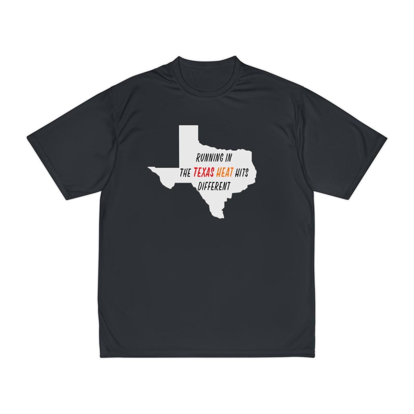 Texas Heat Men's Performance T-Shirt - Running Gear, Activewear, Gift for Runners